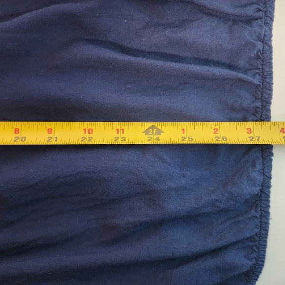 Motherhood Maternity Blue Sleeveless Top With Gold Studded Neckline Size XL - Picture 8 of 8